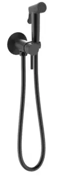 Смеситель с гигиеническим душем «Bravat» D9151BWENG чёрный