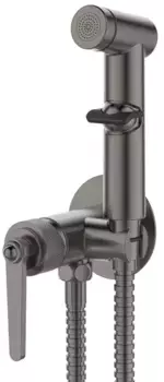 Смеситель с гигиеническим душем «ESKO» Bangkok Gun Metal SMHBGGM оружейная сталь