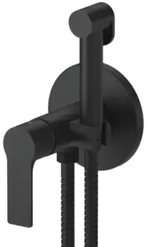 Смеситель с гигиеническим душем «Mariani» Kali B14185KLW чёрный матовый