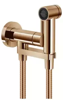 Смеситель с гигиеническим душем «Nobili» AV00600RCP красное золото