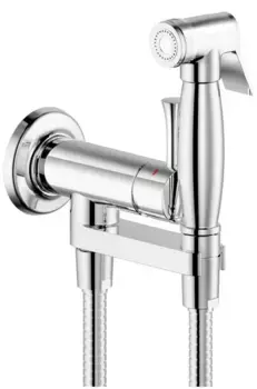 Смеситель с гигиеническим душем «Nobili» AV00610CR хром