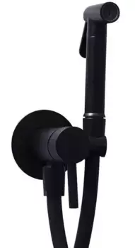 Смеситель с гигиеническим душем «Paffoni» Tweet Round ZDUP110NO чёрный матовый