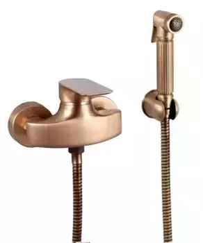 Смеситель с гигиеническим душем «Remer» Infinity IC31RELVO бронза