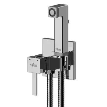 Смеситель с гигиеническим душем «Rossinka» X25-53 хром