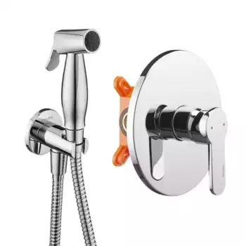 Смеситель с гигиеническим душем «Swedbe» Platta 5524 хром