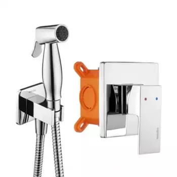 Смеситель с гигиеническим душем «Swedbe» Platta 5527 хром