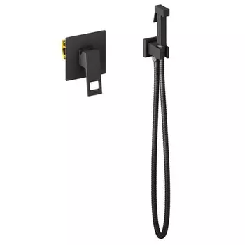 Смеситель с гигиеническим душем «Timo» Briana 7189/03SM чёрный