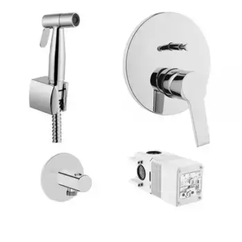 Смеситель с гигиеническим душем «Vitra» A49271EXP хром