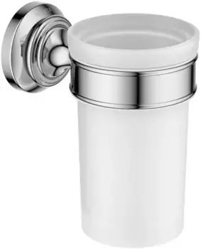 Стакан для зубных щёток «Акватек» Классик AQ4527CR на стену хром
