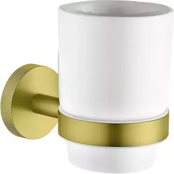 Стакан для зубных щёток «Allen Brau» Priority 6.31002-GB на стену брашированное золото