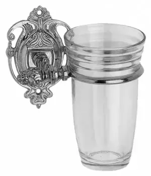 Стакан для зубных щёток «Art&Max» Impero AM-1230-Cr на стену хром