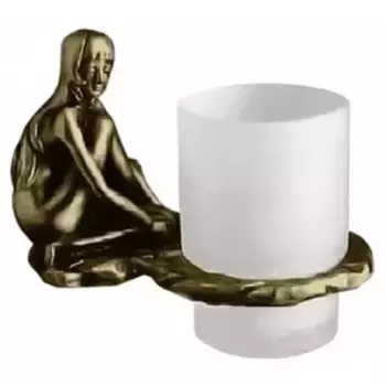 Стакан для зубных щёток «Art&Max» Juno AM-0714-B на стену бронза