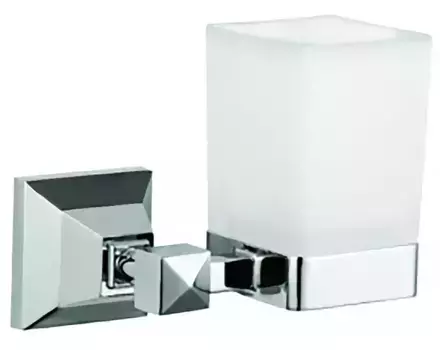 Стакан для зубных щёток «Azario» Altre AZ96006 на стену хром