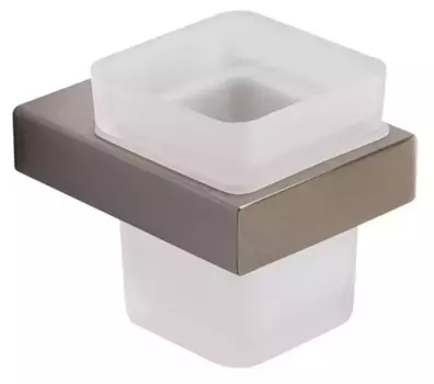 Стакан для зубных щёток «Cezares» SLIDER-TUMS-IN на стену сатин