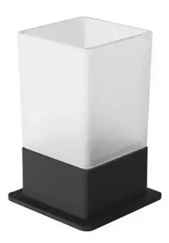 Стакан для зубных щёток «Excellent» Riko DOEX.1614BL на стол чёрный матовый