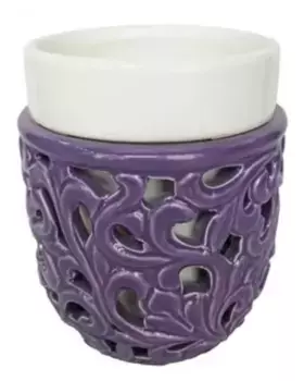 Стакан для зубных щёток «Fixsen» Livy FX-A213-P1-3 на стол фиолетовый/белый