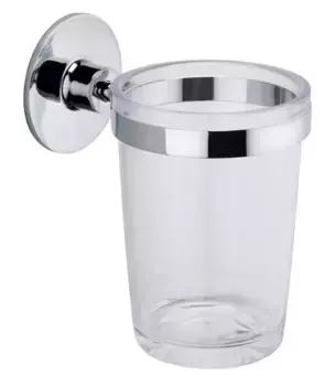 Стакан для зубных щёток «Fixsen» Round FX-92106 на стену хром