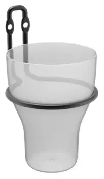 Стакан для зубных щёток «Fora» Fresh FOR-FR044BL на стену чёрный