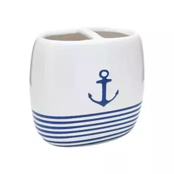 Стакан для зубных щёток «Fora» Royal Navy FOR-RN042 белый