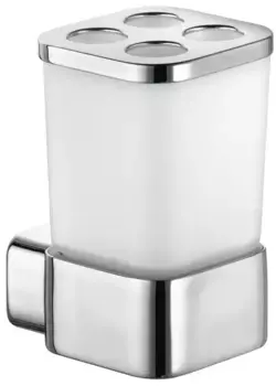 Стакан для зубных щёток «Kludi» E2 4998205 на стену хром