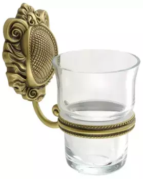 Стакан для зубных щёток «Migliore» Cleopatra 16621 на стену бронза