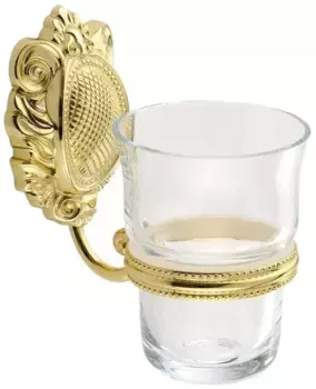 Стакан для зубных щёток «Migliore» Cleopatra 16677 на стену золото