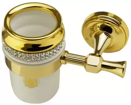 Стакан для зубных щёток «Migliore» Dubai 31252 на стену золото