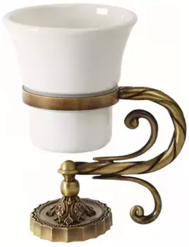 Стакан для зубных щёток «Migliore» Edera 16905 на стол бронза