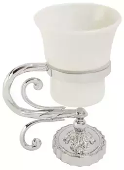 Стакан для зубных щёток «Migliore» Edera 16929 на стол хром