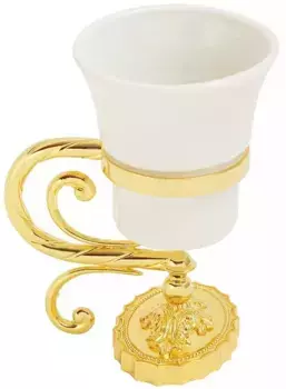 Стакан для зубных щёток «Migliore» Edera 16953 на стол золото