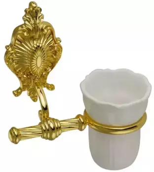 Стакан для зубных щёток «Migliore» Elisabetta 17052 на стену золото