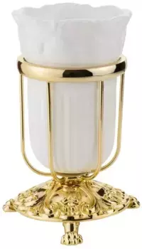 Стакан для зубных щёток «Migliore» Elisabetta 17053 на стол золото