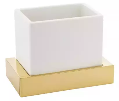 Стакан для зубных щёток «Migliore» Kvant 30232 на стену золото