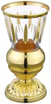 Стакан для зубных щёток «Migliore» Luxor 26124 на стол золото