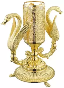 Стакан для зубных щёток «Migliore» Luxor 26215 на стол золото