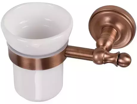 Стакан для зубных щёток «Migliore» Mirella 17347 на стену медь