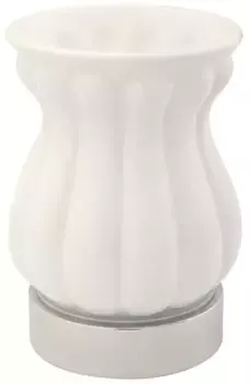 Стакан для зубных щёток «Migliore» Olivia 17507 на стол хром/белый