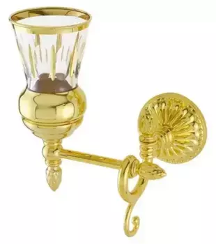 Стакан для зубных щёток «Migliore» Versailles 32632 на стену золото