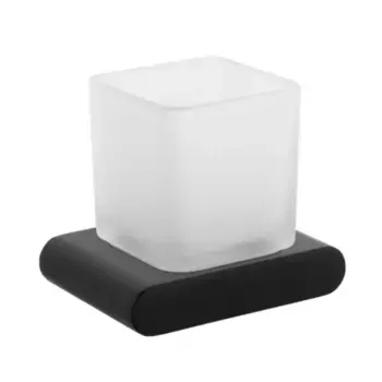 Стакан для зубных щёток «Remer» Lounge LN15NO на стену чёрный матовый