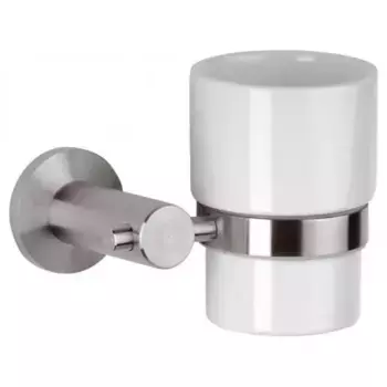Стакан для зубных щёток «Remer» Minimal Inox MI15INOXCR на стену матовый хром