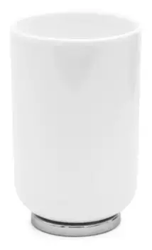 Стакан для зубных щёток «Ridder» Alba 2015101 на стол белый/хром