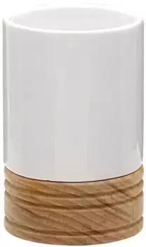Стакан для зубных щёток «Ridder» Chic 2137101 на стол белый