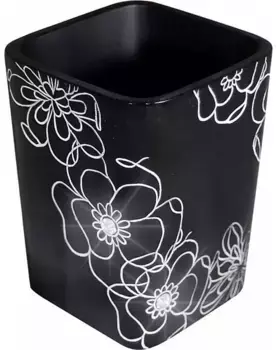 Стакан для зубных щёток «Ridder» Diamond 22160110 на стол чёрный