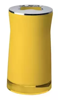 Стакан для зубных щёток «Ridder» Disco 2103204 на стол жёлтый