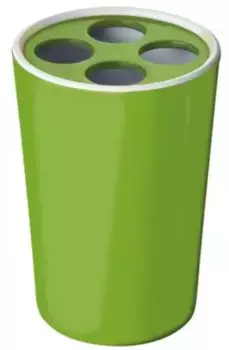 Стакан для зубных щёток «Ridder» Fashion 2001205 на стол зелёный