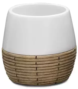 Стакан для зубных щёток «Ridder» Safari 2151101 на стол белый