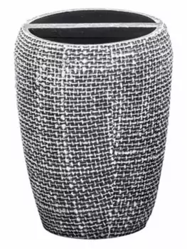 Стакан для зубных щёток «Ridder» Tessuto 2153217 на стол тёмно-серый