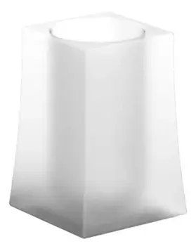 Стакан для зубных щёток «Sonia» S7 129416 на стену, на стол белый матовый