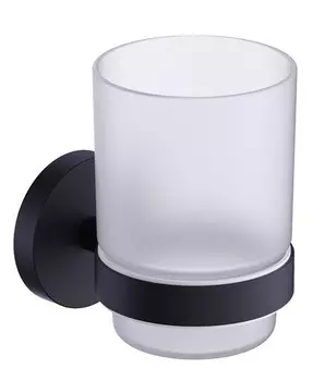 Стакан для зубных щёток «Timo» Saona 13031/03 на стену чёрный