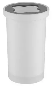 Стакан для зубных щёток «Timo» Saona 13233/03 на стол чёрный матовый